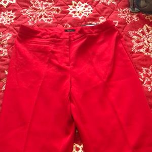 Brand new tags on red modern fit dress pants